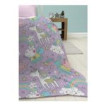 Peppa Pig Purple Bedtime Fleece Blanket