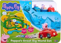 Peppa Pig Whizz Around Peppas Great Big World Set, Motorised Vehicles, Track Toys, Pre-school Toys