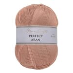 Perfect Aran Yarn – 100% Acrylic Soft Knitting & Crochet Yarn (400g Pink)