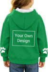 Personalised Hoodie for Kids Casual Girls Boys Hoodie Custom Photo Back