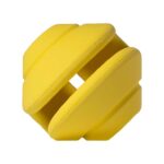 PetDreamHouse Geo-Spherix Interactive Dog Treat Dispenser Toy (Yellow)