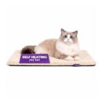 Petlicity Self Heating Cat Bed – 60 X 45cm – Beige