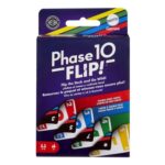 Phase 10 Flip Card Game, Mattel, Ages 7, 2-6 Players