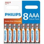 Philips AA/AAA Extra Zinc Chloride Batteries 8pk – Instore (Bury)