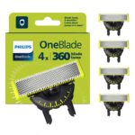 Philips OneBlade Original 360 Blade Heads, 4x One Blade
