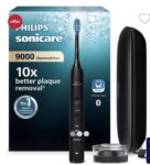 Philips Sonicare DiamondClean 9000 Electric Toothbrush Black with Case – With Code
