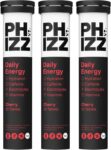 Phizz Daily Energy Electrolyte Hydration Tablets, Cherry, 3 x 20 (£10.80 / £10.20 max S&S)