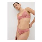 Pink Lace Brazilian Knickers