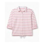 Pink Striped Joni Cotton Shirt