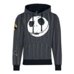 Pinstripe Jack Hoodie Black by the Nightmare before Christmas