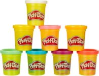 Play-Doh 8-Pack Rainbow Non-Toxic Modelling Compound Set with 8 Colours for Toddlers