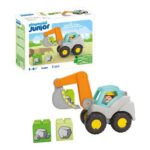 Playmobil 71684 Junior Shovel Excavator with Foldable Cabin Roof
