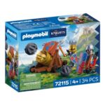Playmobil Lion Knights Battle Cannon, 2 Figures, 4, 72115