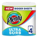 Plenty Ultrasorb Kitchen Roll 4 Rolls