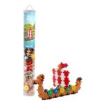 Plus-plus Viking Ship Building Blocks, 100 Pieces, Ages 5