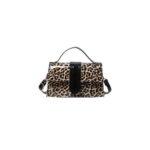 Pluspup Leopard Print Small Crossbody Bag – Camel