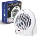Portable Electric 2000W Fan Heater with 2 Heat Settings & Cool Function, Adjustable Thermostat – Sold by G4GADGET / FBA