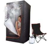 Portable Steam Sauna – Black – Free C&C