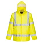 Portwest H440 High-Vis Rain Jacket (Yellow, S)