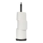 Premier Housewares Black Free-Standing Toilet Roll Holder