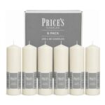 Prices Candles Altar Candle 200mm X 80mm Pack of 6