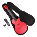 Prime Savings-RockJam Carbon Fibre Ukulele with Case, Capo & Strap