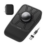 ProtoArc EM06 Ergonomic Trackball Mouse Tri-Mode Wired/2.4GHz/Bluetooth