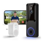Pukiexano 1080P Battery Wireless Security Camera with AI Detection