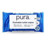 Pura Flushable Wet Wipes, 40 Pack, Plastic Free, Vegan – £1.12 S&S