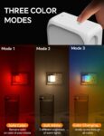Pursnic Night Light Plug in Wall, Dusk to Dawn, Warm White RGB, 2 Pack – Sold by Weiyitongda Direct / FBA