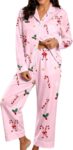 Pyjamas For Women Womens Pyjamas Set Lounge Wear Sets Matching Christmas Pjs Set Ladies Lounge Wear Pijamas Autumn Nightwear Plus Size Co Ord Sets Long Sleeve Jammies Comfort Fashion Loungewear