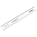 Q-Connect 300mm/30cm Clear Ruler (Delayed Dispatch)