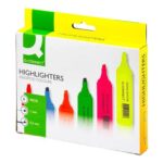 Q-Connect Assorted Highlighter Pens, Pack of 6