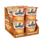 Quaker Oat so Simple Caramelised Biscuit Flavour Oatmeal Pots 8 X 57g