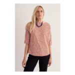 Quay Print Jersey Top in GOTS Organic Cotton