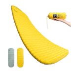 Qunature Ultralight 5.0 R-Value Sleeping Pad, 8cm Thick, Yellow, M