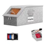 RARITYLL Stackable Cap Storage Box with Clear Window