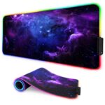 RGB Gaming Mouse Pad, Mouse Mat Large 900x400x5mm 13 LED Light Modes, Large Mousepad with Premium Micro-Weave Surface