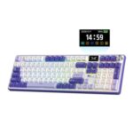 RK Royal Kludge S104 Wireless Mechanical Keyboard with Screen
