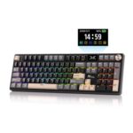RK Royal Kludge S104 Wireless Mechanical Keyboard with Screen Knob