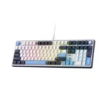 RK Royal Kludge X104 Wired Mechanical Gaming Keyboard Metal Knob