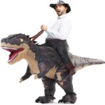 Rafalacy Inflatable Dinosaur Costumes Adult Size T-REX Ride on Halloween Costume. SB Rafalacy/ FBA