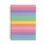 Rainbow Stripe Project Book A4