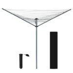 Ram 3 Arm Rotary Washing Line Garden 30M Metres Shipped / Sold by Ram Retail Group