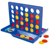 Ram Travel Size 4 IN A Row Game Mini Board Game 42 Counters