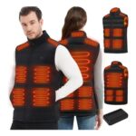 Rasfalo Heated Vest with 16000mAh Battery, 15 Zones, 3 Levels