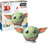 Ravensburger 3D Puzzle Ball with Ears – Grogu – Ages 6