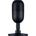 Razer Seiren V3 Mini – Ultra-compact USB Microphone (14 mm Condenser Mic, Supercardioid Pickup Pattern, Tap-to-Mute Sensor with LED