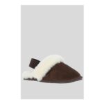 Real Sheepskin Slippers with Heel Strap