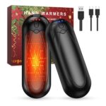 Rechargeable 2-Pack Hand Warmers, 2-in-1 Electric